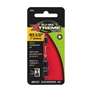 Blu-Mol Xtreme Hex 5/32 in. X 2 in. L Screwdriver Bit S2 Tool Steel 1 pc - 1 of 2