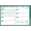 100% Recycled MonoBright Monthly/Weekly Planner, 11 x 8.5, Green/Gold Cover, 12-Month (July to June): 2025 to 2026 - 2 of 4