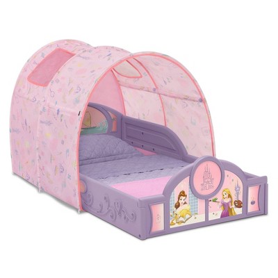 Delta Children Sleep and Play Toddler Bed with Tent - Disney Princess