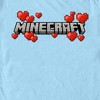 Men's Minecraft Valentine's Day Hearts Logo T-Shirt - 2 of 4