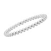 Pure Collection by Ross-Simons Italian Sterling Silver Jewelry Set: 3 3-5mm Bead Stretch Bracelets - 3 of 4
