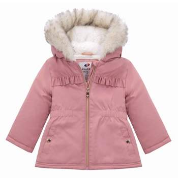 Rokka&Rolla Toddler Baby Girls' Fleece Lined Parka Jacket Kids Coat
