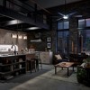 Aberdeen 9.75" 3 Light Linear Chandelier with Piastra Glass in Olde Bronze® and Distressed Antique Gray with Rust Accents - 4 of 4