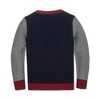 Boys' Organic Long Sleeve Crewneck Pullover Sweater, Kids - 3 of 3