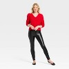 Women's Cable Trim V-Neck Pullover Sweater - Universal Thread™ - 3 of 3