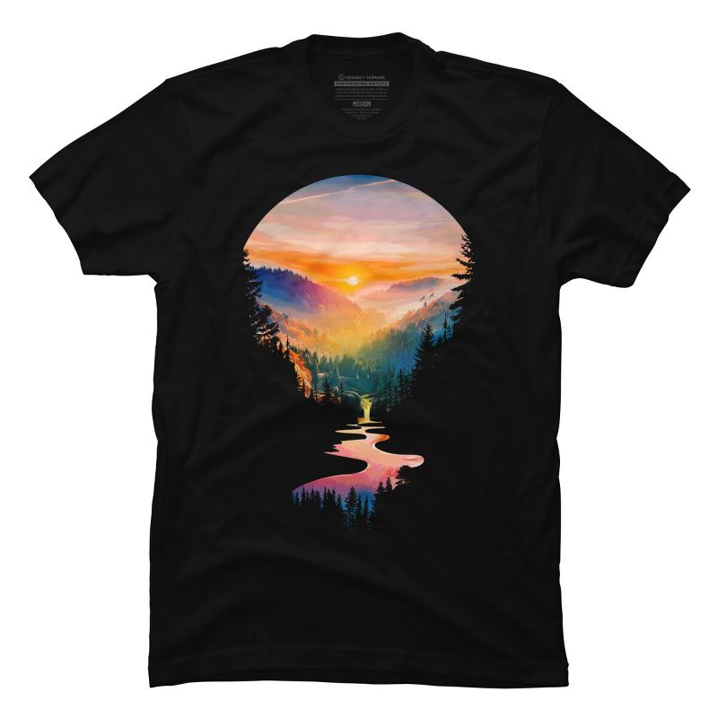 Men's Design By Humans Summer Sunrise By BobyBerto T-Shirt, 1 of 5