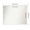 Amanti Art Incline Non-Beveled Wood Framed Bathroom Vanity Wall Mirror - 3 of 4