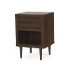 Industrial Wooden 1-Drawer closet Chest Storage Cabinet living Room-Christopher Knight Home - image 2 of 4