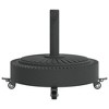 vidaXL Parasol Base Black Polyethylene and Concrete Medium - 4 of 4