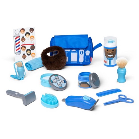 Melissa Doug Barber Shop Pretend Play Set Shaving Toy