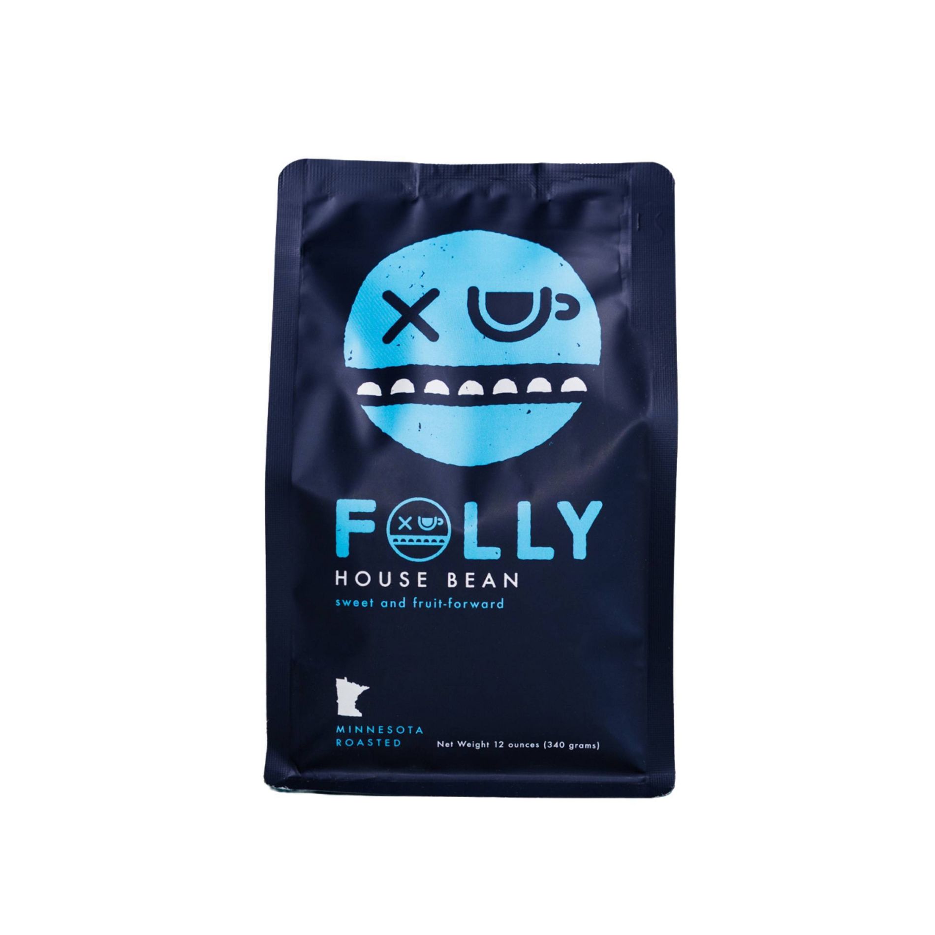 Folly Coffee House Bean Whole Bean Light Roast Coffee - 12oz