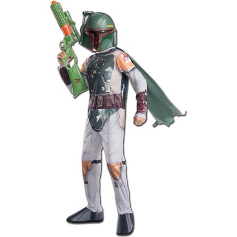 Star Wars JANGO FETT Deluxe Child Costume S 4-6 Boy Halloween Kids Boys ...