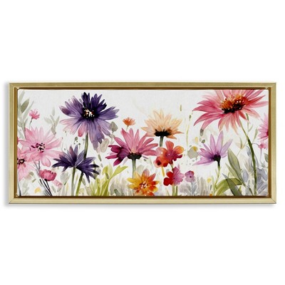 Stupell Industries Pink & Purple Blossoms, 31" x 14"