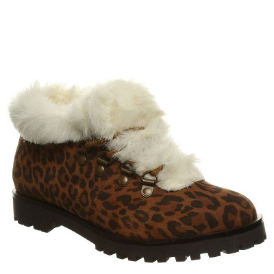 ladies leopard boots