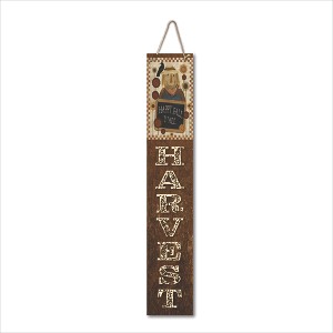 Courtside Market Happy fall 7x40 Hanging Artboard with Twine - 1 of 2