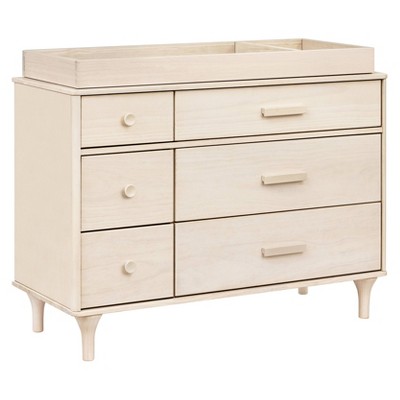 Washed Natural Double Dresser with Smooth-Glide Drawers
