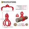 Log Lifting Tongs, Serrated Claw Hook Log Tongs, Heavy Duty Steel Swivel Dragging Tong with Handles for Tractors, Trucks, Forklifts - 2 of 4