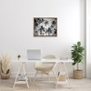 Stupell Industries Black & White Palm Trees Skyline Floating Frame Canvas Art, Brown, 31" x 25" - 3 of 4