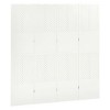 vidaXL Room Divider Freestanding Privacy Screen for Room Separation Steel - White 63" x 70.9" 2 pcs - 3 of 4