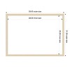 Amanti Art Svelte Clay Grey Framed Dry Erase Magnetic Board - 3 of 4