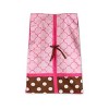 Bacati - Buttefly Pink Chocolate 4 pc Crib Bedding Set with Diaper Caddy - 4 of 4