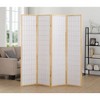 NicBex 4-Panel Room Divider for Home, Divider for Room Separation, Oriental Folding Fabric Privacy Screen for Home & Office, Natural - 4 of 4