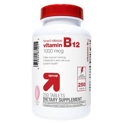 Vitamin B12 Dietary Supplement Timed Release Tablets 250ct Upup
