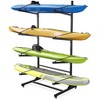 Freestanding Kayak Storage Rack, Indoor & Outdoor Heavy Duty Kayak Holder with 4 Lockable Wheels - 3 of 4