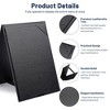 WeChef 5"x7" Table Tent Menu Holders 2 Side A Frame PU leather Drink Dessert for Restaurant Bar 5 Pack - 2 of 4