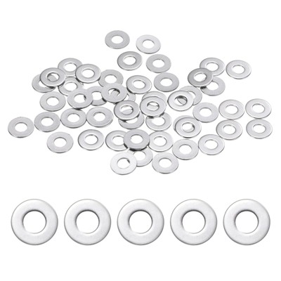 Unique Bargains Stainless Steel Durable Flat Multipurpose Flat Washers ...