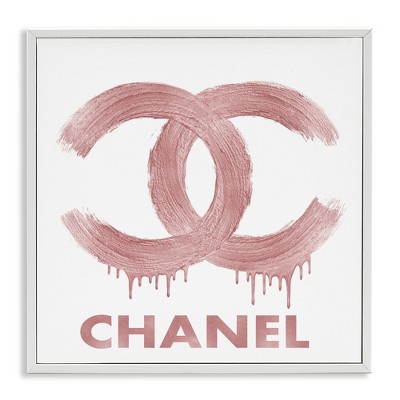 Stupell Industries Dripping Paint Fashion Brand, 17" x 17"
