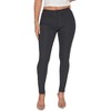 YMI Women's Hyper Stretch Mid-Rise 5 Pocket Slim Fit Skinny Jeans - 2 of 4