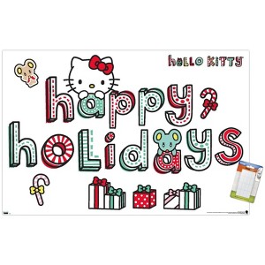 Trends International Hello Kitty: 17 Holiday - Happy Holidays Unframed Wall Poster Prints - 1 of 4
