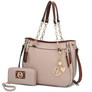 MKF Collection Lina Vegan Leather Shoulder Bag and Wallet by Mia K - 1 of 4