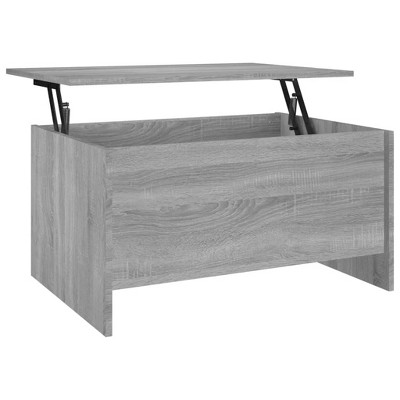 vidaXL Coffee Table Gray Sonoma 31.5"x21.9"x16.3" Engineered Wood