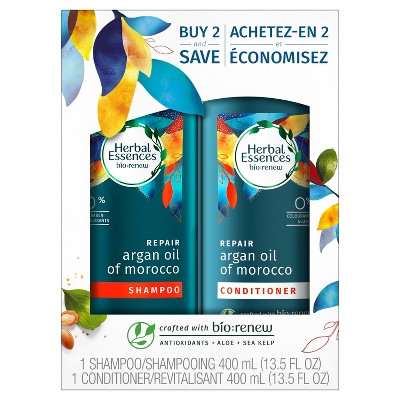 Herbal Essences Bio:Renew Argan Oil of Morocco Repairing Color-Safe Shampoo and Conditioner Bundle