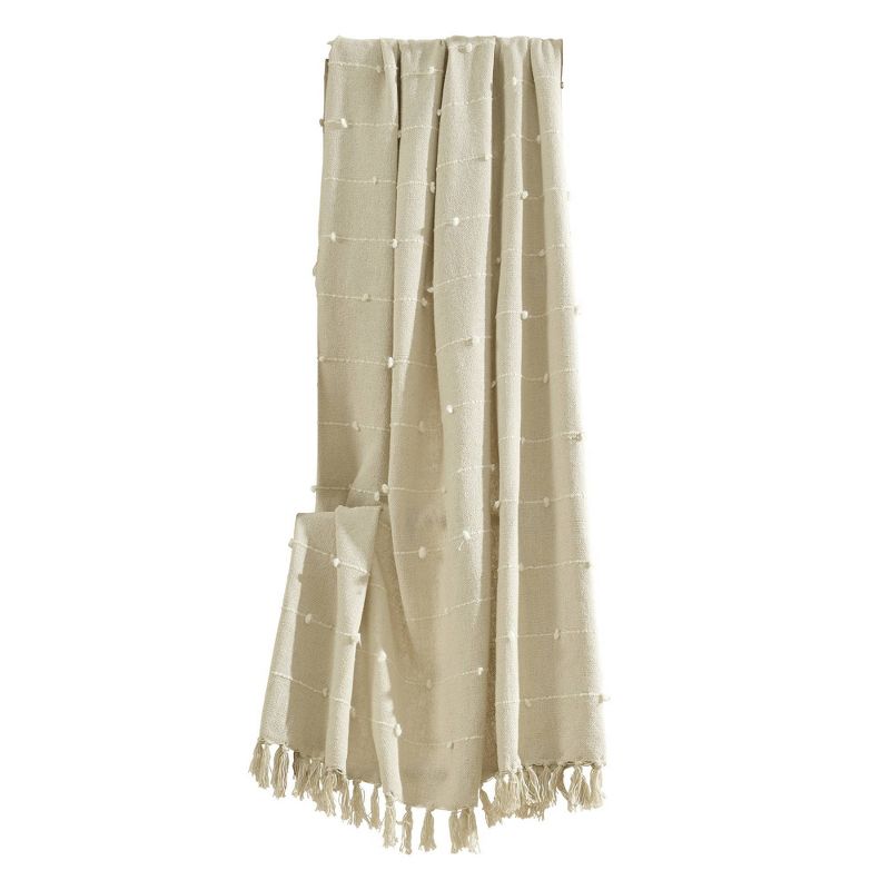 50"x60" Boho Tufted Cotton Woven Tassel Throw Blanket with Fringes - Lush Décor, 6 of 10