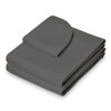 Saloniture 3-Piece Microfiber Massage Table Sheet Set, Includes Flat and Fitted Sheets with Face Cradle Cover - 2 of 4