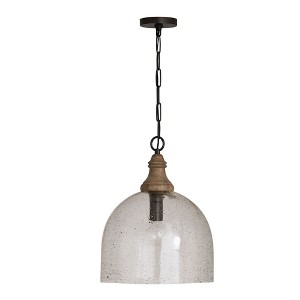 Capital Lighting Inglewood 1 - Light Pendant in  Grey Wash/Dark Pewter - 1 of 4