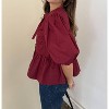Women's Cara Cotton Poplin Tie Top - Sofie the Label - 2 of 4