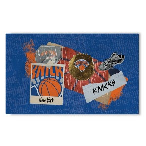 NBA New York Knicks Display Washable Rug 32 x 62 Inches - 1 of 4