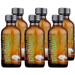 Spicely Organics Almond Extract Organic - Case of 6/2 oz - 1 of 4