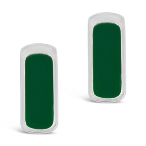SHINE by Sterling Forever Enamel Bar Studs - 1 of 3