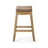 Maven Lane Sophia Backless Vegan Leather Counter Height Bar Stool - 4 of 4
