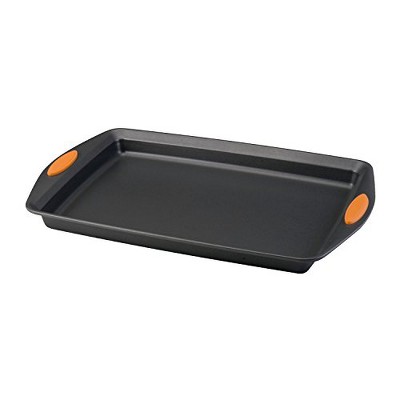 Rachael Ray 13x19 Nonstick Bakeware Jumbo Cookie Pan With Roasting Rack  Silver : Target