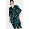 Women's Plus Size Kimberly Print Maxi Dress - aquarelle | CITY CHIC - 2 of 4