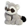 Aurora Medium Roy Raccoon Flopsie Adorable Stuffed Animal Gray 12" - 3 of 4
