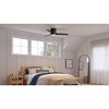 Urban Ambiance Luxury Mid-Century Modern Ceiling Fan 9.75''H x 44''W,  Midnight Black Finish,  Camden Collection, UHP9292 - 2 of 4