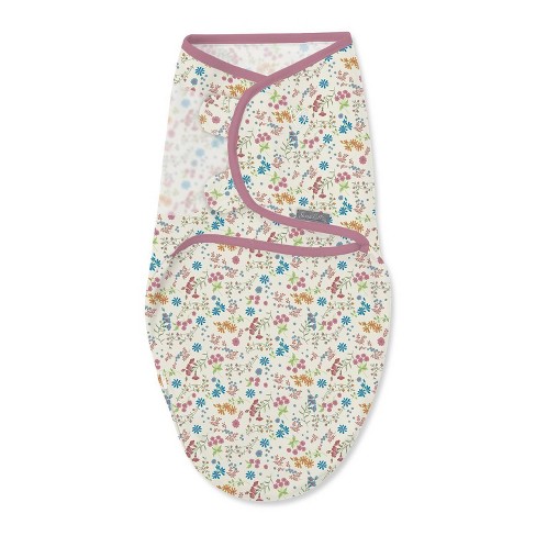 Swaddleme By Ingenuity Easy Change Swaddle Wrap - Country Petals - S/m ...