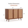 47'' Sideboard Buffet Cabinet, Coffee Bar Cabinet with Adjustable Shelves, Entryway Console Table, Kitchen Pantry Storage Cabinet for Living Room - 3 of 4